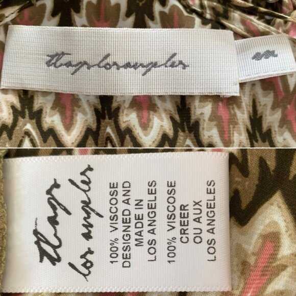 Tbags Los Angeles Boho Zizzag Ruffled Tiered Mini Dress - Picture 11 of 13